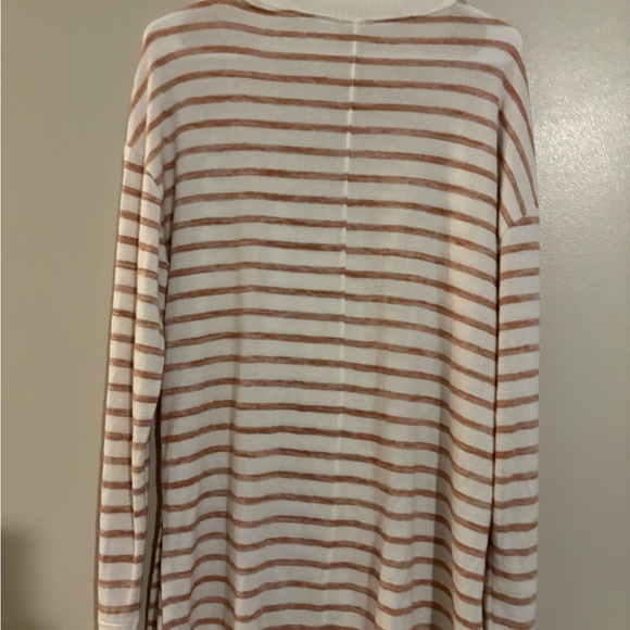 Abercrombie & Fitch Cream and Tan Knit Top - Picture 3 of 3